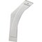 Ekena Millwork Morris Steel Bracket, Hammered White 3"W x 10"D x 10"H BKTM03X10X10MOHWH - alternate 1